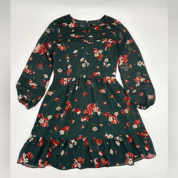 Madewell Green Floral Dress - Picture 4 of 10